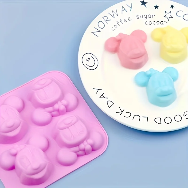 Melt Pour Soap Base - 1 adet Minnie karikatür kalıbı, El