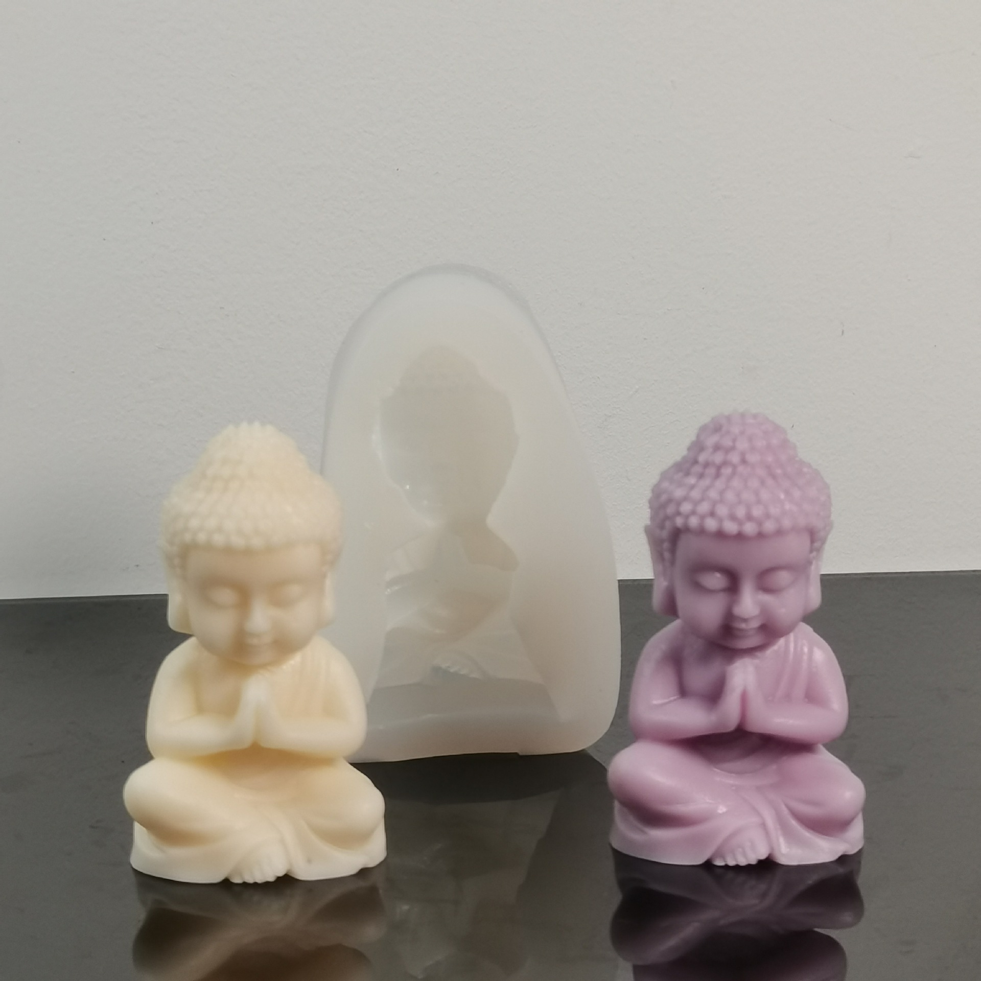 Soap Making Fragrance - 3d Maitreya silikon mum kalıp Diy