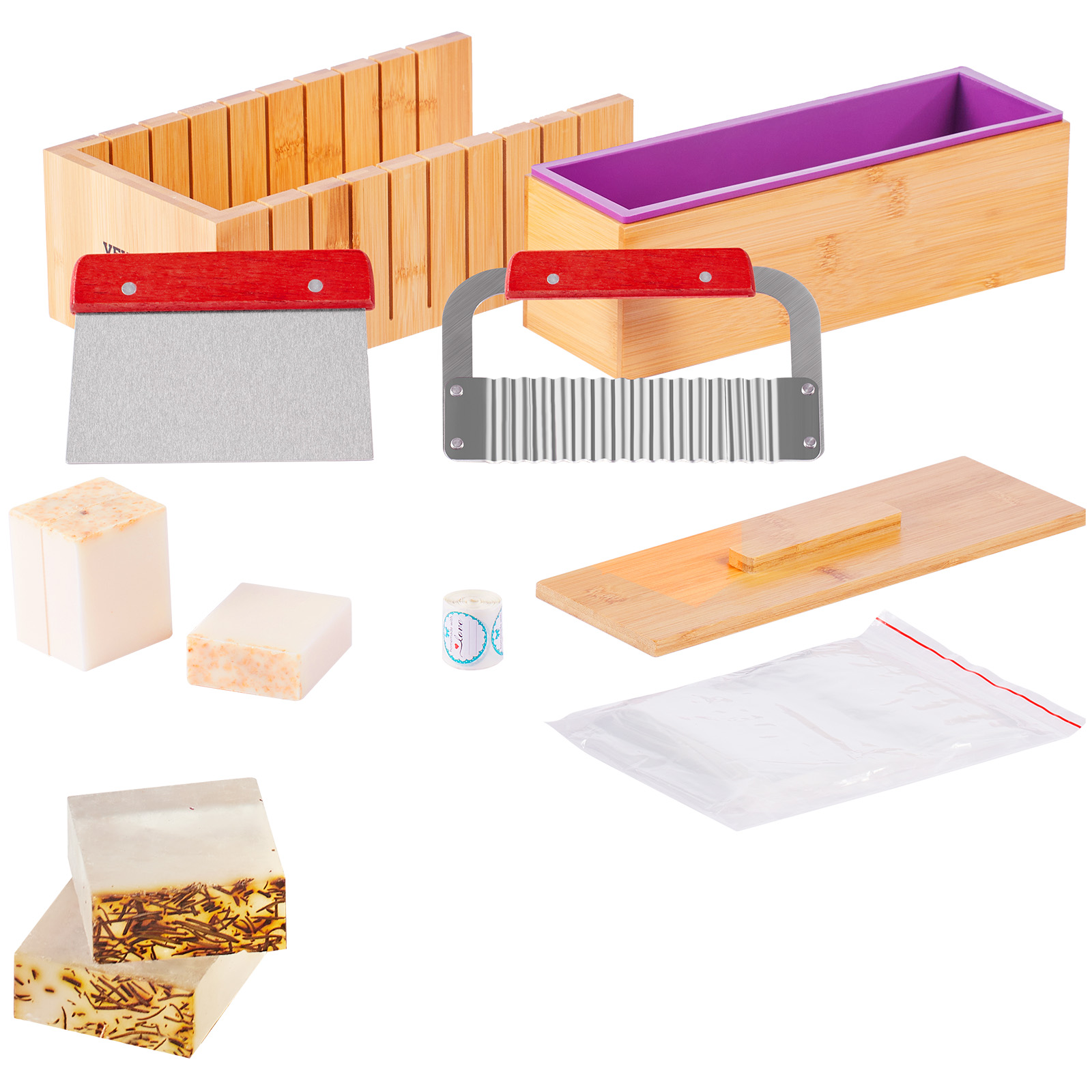 Soap Making Experiment - VEVOR Sabun Yapım Seti Bambu Kesim