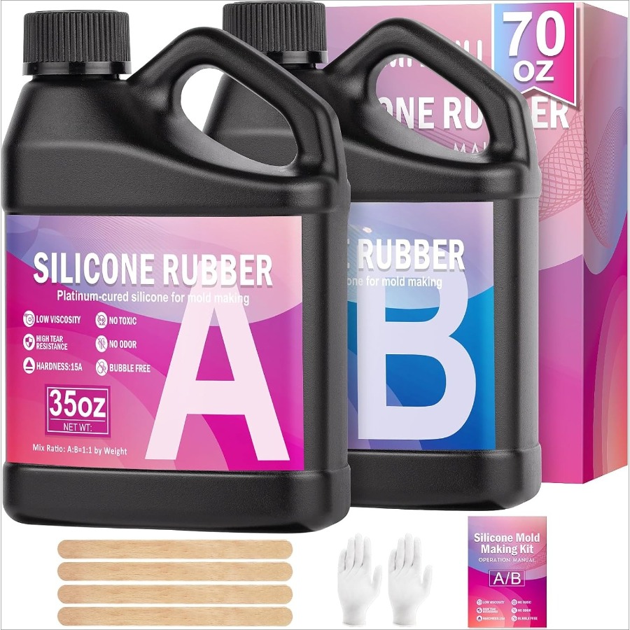Melt Pour Soap Base - Silikon Kalıp Yapım Seti, 38.8oz 15A