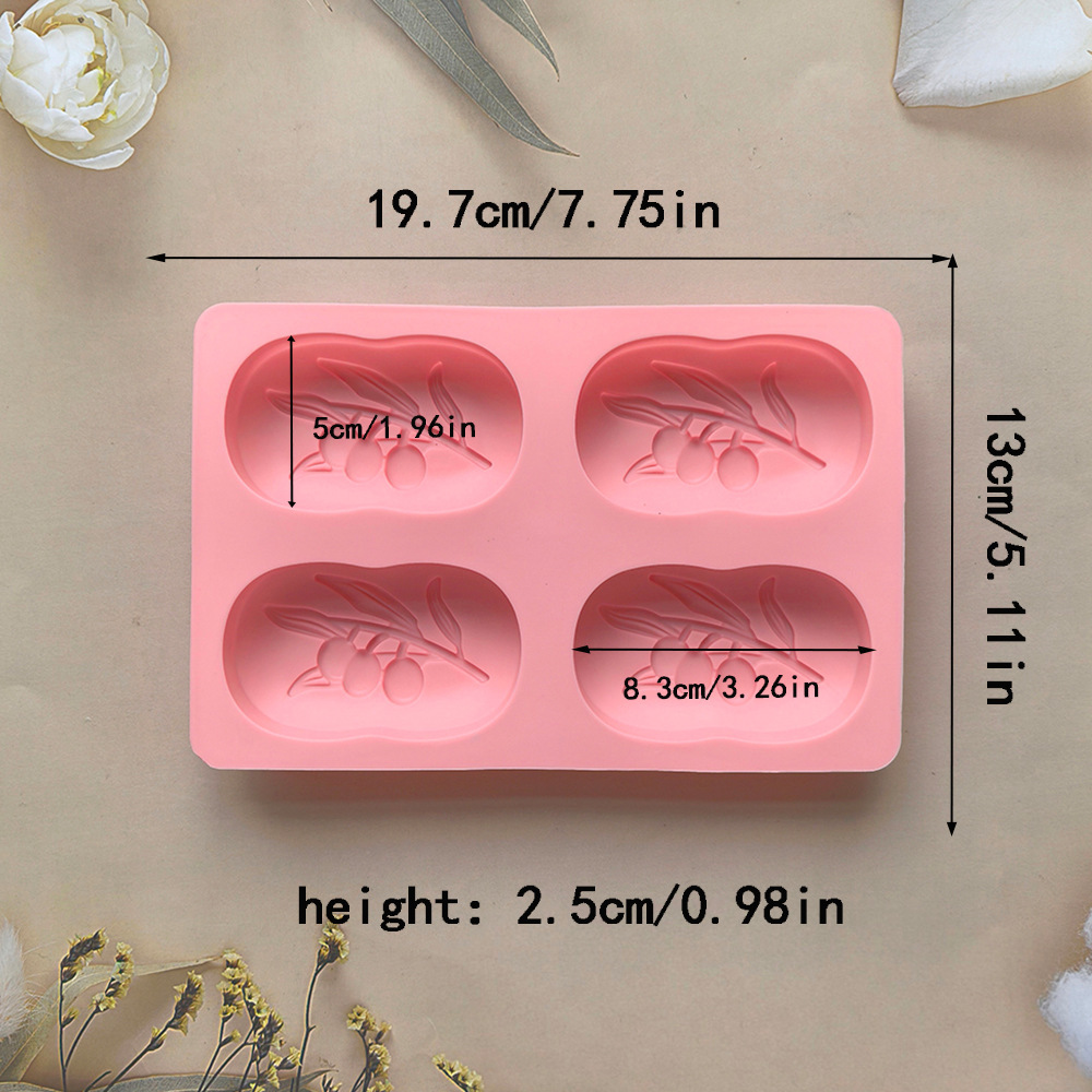 4-Cavity Oval Zeytin Ağacı Sil - Soap Making Experiment incelemesi ve fiyatı