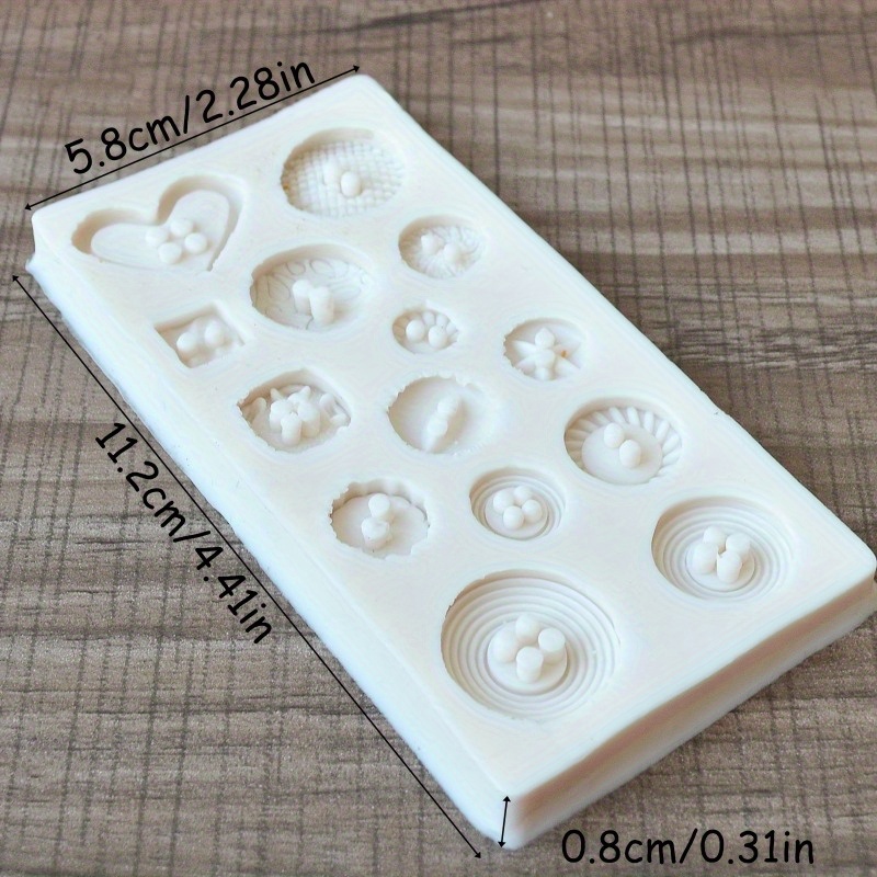 Düğme Şekilli Silikon Kalıp Sa - Melt Pour Soap Base incelemesi ve fiyatı