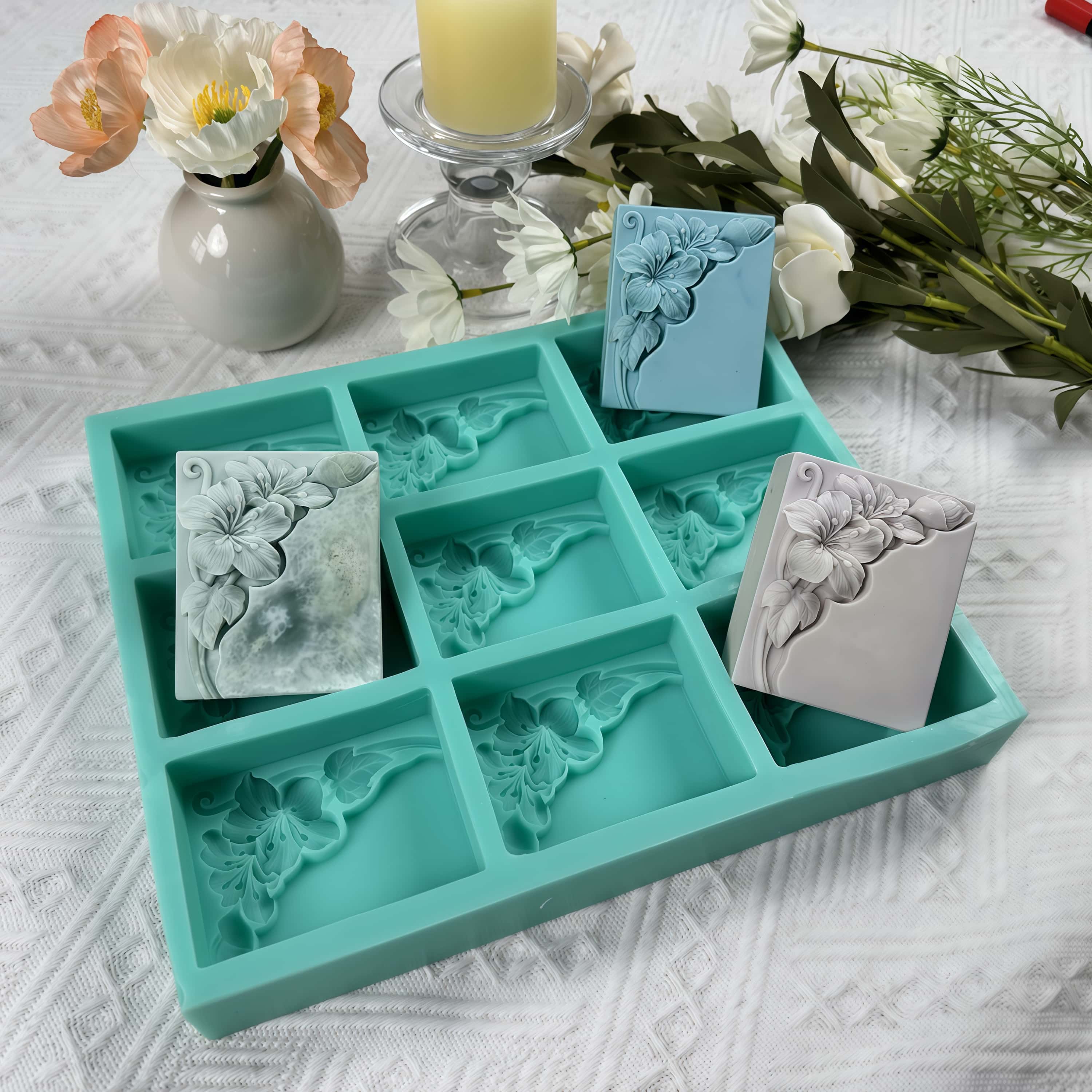 9 Boşluk Tung Çiçek Sabunu Kal - Soap Making Activity incelemesi ve fiyatı