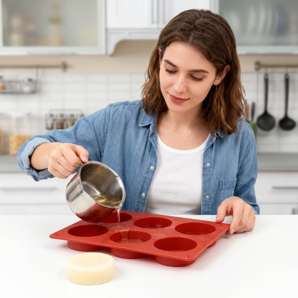 Yuvarlak Silikon Sabun Kalıbı  - Soap Making Activity incelemesi ve fiyatı